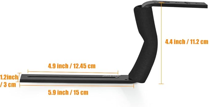 Sea frogs Aluminum Alloy Diving Handle Tray Bracket Single Handle Hand Grip Video Stabilizer Portable Balancer Holder with Ball Adapter TS-12