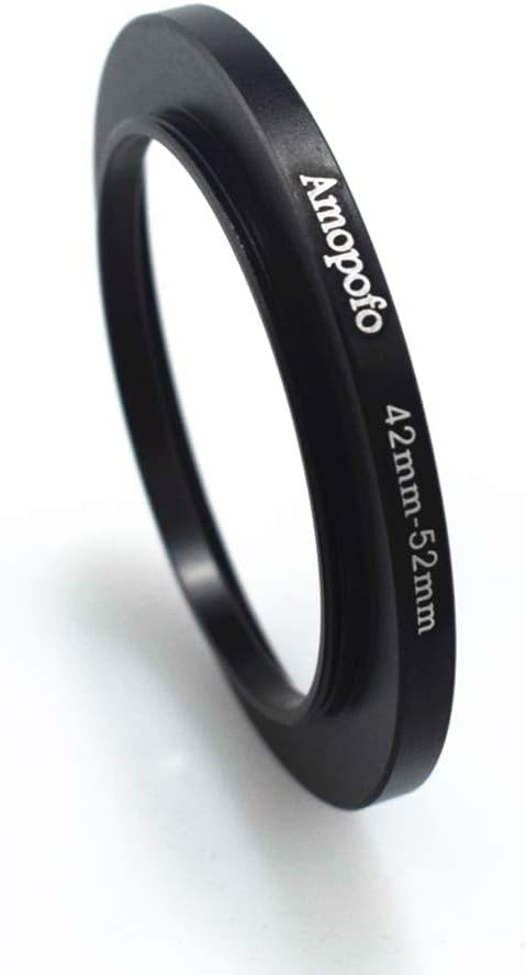 42mm to 52mm Camera Filters Ring Compatible All 42mm Camera Lenses or 52mm UV CPL Filter Accessory,42-52mm Camera Step-Up Ring