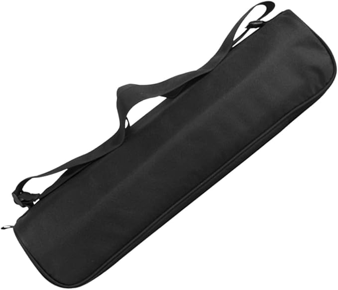 jojofuny Tripod Carrying Case 50cm Lightweight Padded Photography Storage Bag with Shoulder Strap for Outdoor Camera Tripod and Light Stand Organizer Black