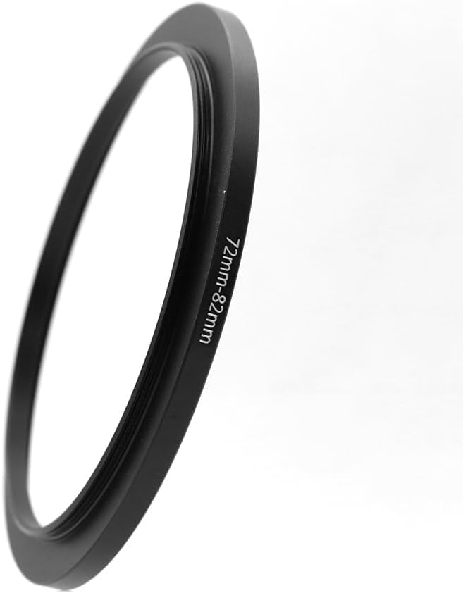 72-49/52/55/57/58/62/67/72/74/77/82/86/95/105mm Step Up & Step Down Rings Adapter for Camera Lens and Filters 72-82 Filter Adapter Ring 72mm Lens to 82mm Filters