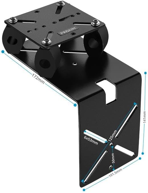PROAIM PT-Z-10 Mount for PT-Z Cameras - Vibration Isolator with L-Shaped Bracket. Wall Mounting Solution Offers Maximum Payload: 8kg / 17.6lb. Mount.