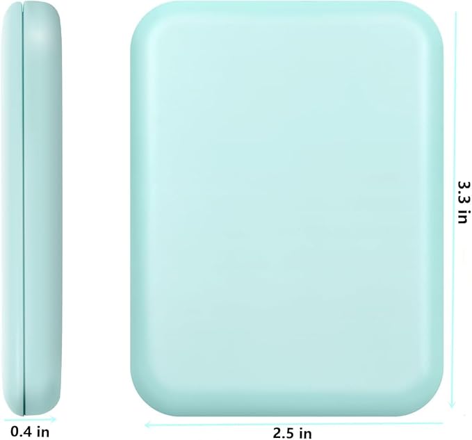 Compact Mirror, 1x/3x Magnification Mini Mirror for Purse, Pocket, Handheld, Stocking Stuffers, Travel Makeup, 2-Sided Foldable, Small Mirror with Led Lights