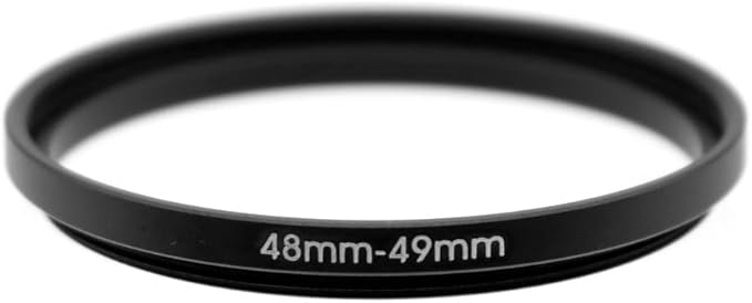 48-46/49/52/55/77mm Step Up & Step Down Rings Adapter for Lens and Filter 48-49 Filter Adapter Ring 48mm Lens to 49mm Filters