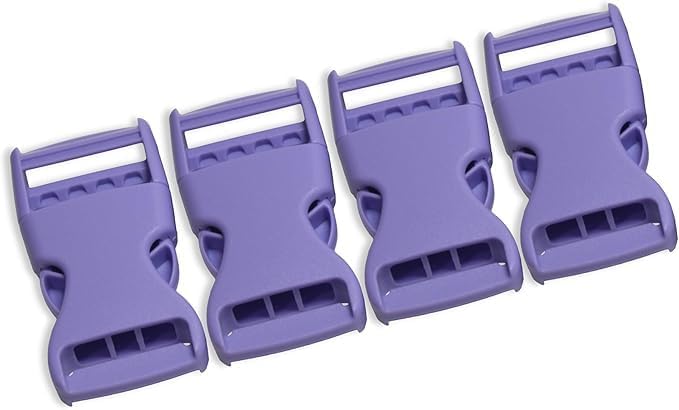 Buckles for Straps Set of 4 Pcs Plastic Buckle Clip Quick Side Release Plastic Fastener