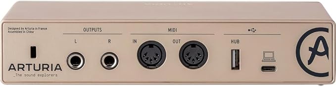 Arturia 800122 MiniFuse 2 USB-C Audio Interface Champagne (Renewed)
