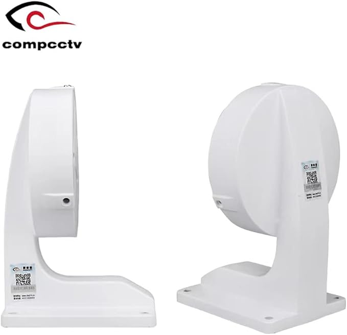 compcctv Security Camera Mount Bracket, Aluminum Indoor Outdoor Wall Mount Bracket L-Type Bracket for CCTV Security Dome IP Camera Mounting,Universal outdoor Security Camera Junction Box Mount Bracket