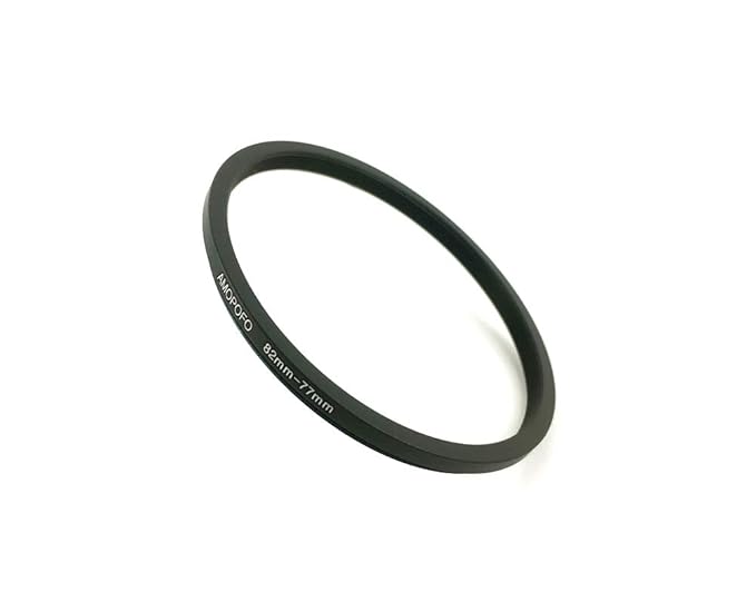 Universal 82-77mm /82mm to 77mm Step-Down Ring Filter Adapter for UV,ND,CPL,Metal Step-Down Ring Adapter