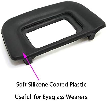 D60 D5100 DK-20 Eyepiece Eyecup Viewfinder for Nikon D5600 D5200 D5100 D5000 D3100 D70 D70S D60 D50 D40 D750 Camera, ULBTER Viewfinder Eye Cup blinkers -(3-Pack)