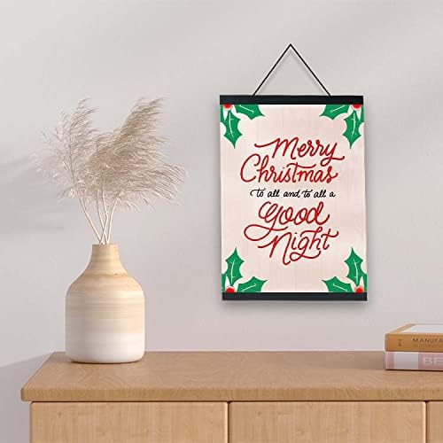 YK artwood 2 Pack Magnetic Poster Hanger Frame 12 Inch Black,12x16 12x18 12x20 12x24 Wood Magnet Frames Hangers for Photos, Pictures, Prints, Maps, Scrolls and Canvas Artwork