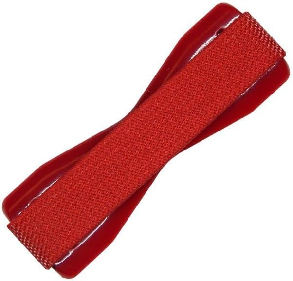 LOVEHANDLE Universal Phone Grip for Smartphones & Mini Tablets - Phone Holder for Hand - Wireless Charging Compatible - Made in The USA - Solid Red