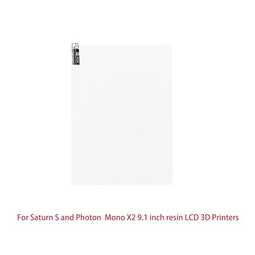 5PCS Screen Protector for Elegoo Saturn S, Resin 3D Printer 9.1'' Screen Protective Film for Saturn S, Photon Mono X2 9.1 inch LCD 3D Printers