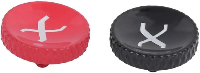 M ugast Shutter Release Button,Small Lightweight All Metal Camera Shutter Release Button with Rubber Ring,for Fuji X Series Cameras(2 Pack)