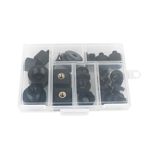 CAMVATE 19PCS Camera Screws Mount Set 1/4,3/8,5/8 Converter Screws Adapter for Tripod/Monopod/Microphone/Flash Light/Quick Release Plate