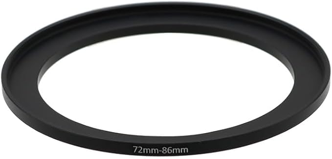 72-49/52/55/57/58/62/67/72/74/77/82/86/95/105mm Step Up & Step Down Rings Adapter for Camera Lens and Filters 72-86 Filter Adapter Ring 72mm Lens to 86mm Filters