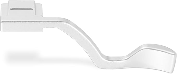 Haoge Metal Thumb Up Rest Hand Grip for Nikon Z6III Z63 Mirrorless Camera Accessories Silver THB-Z63-S Hot Shoe Thumb Up Grip