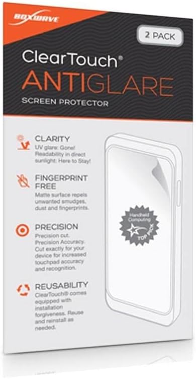 BoxWave Screen Protector Compatible with Waveshare DSI LCD (4.3 in) - ClearTouch Anti-Glare (2-Pack), Anti-Fingerprint Matte Film Skin