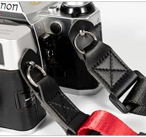 AOLLCCAE Camera Strap, Quick Adjustable Shoulder Sling Camera Neck Shoulder Strap for Leica Fuji Pentax Canon Micro Single and DSLR Camera Dark Grey