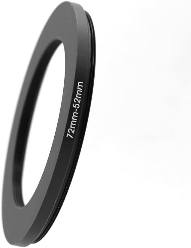72-49/52/55/57/58/62/67/72/74/77/82/86/95/105mm Step Up & Step Down Rings Adapter for Camera Lens and Filters 72-52 Filter Adapter Ring 72mm Lens to 52mm Filters