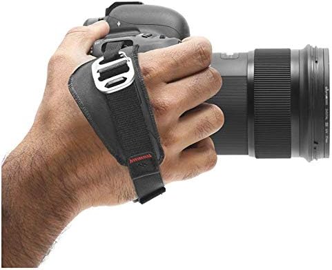 Peak Design Clutch Camera Hand Strap, Compatible with Any DSLR or SLR Body, Small, Sleek and Durable, Quick Release, Adjustment and Connection, Camera Straps for Photographers, 200 lb Capacity