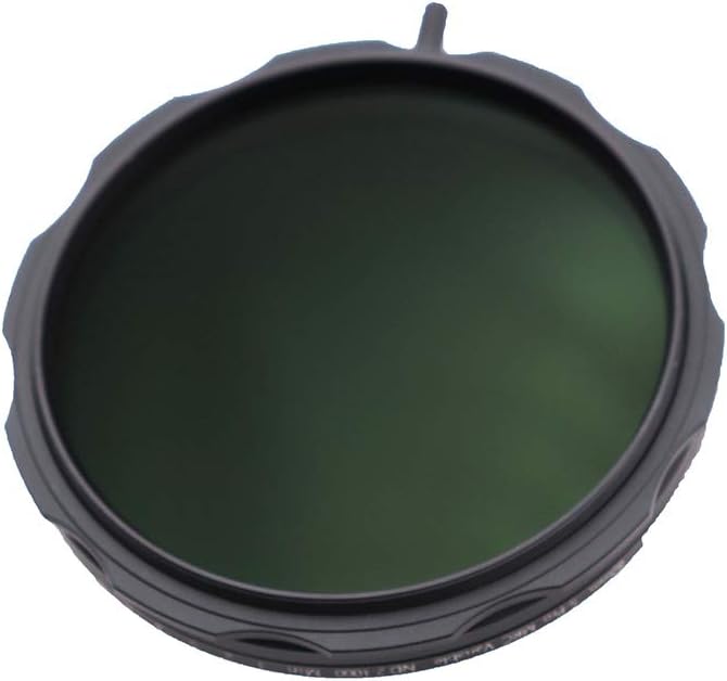 JONGSUN 82mm Variable ND Filter, S-Pro MRC 16 Layers Nano Coatings, More Than 10 Stop ND2-ND1000 Stepless Adjustment Graduated, Lens Cloth Kit, Camera Neutral Density Filter