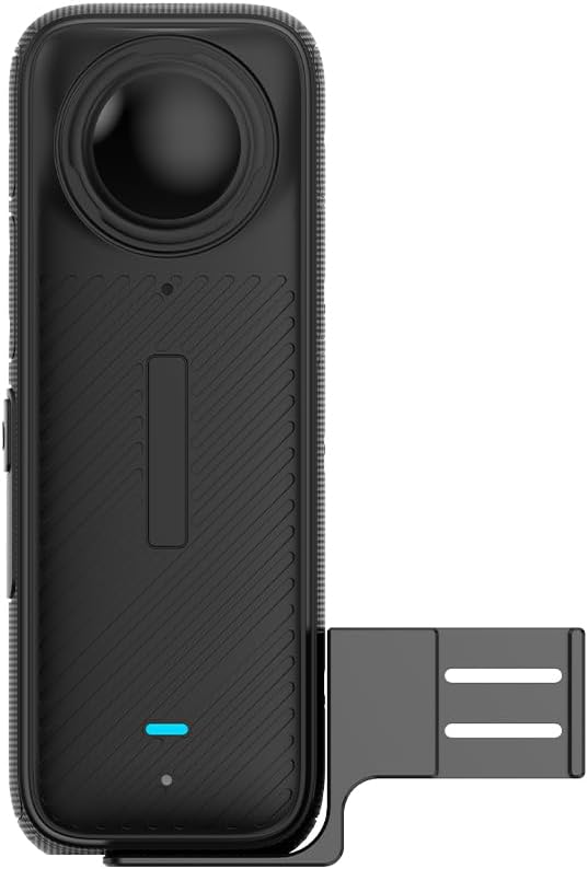 CAPART Mic Adapter Mount with Cold Shoe for Insta360 X5 X4 X3 ONE X2, Cold Shoe Microphone Adapter Mic Holder Mounting Plate