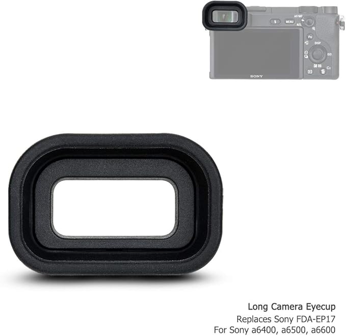 Soft Silicon Camera Viewfinder Eyecup Eyepiece Eyeshade for Sony A6600 A6500 A6400 Eye Cup Protector Replaces Sony FDA-EP17
