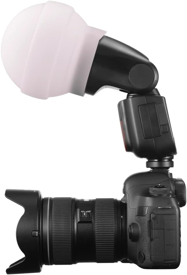 Godox AK-R22 Collapsible Diffusion Dome, Diffuser for V1/ V1pro/ V100 Round Head Flash, AD100Pro, H200R