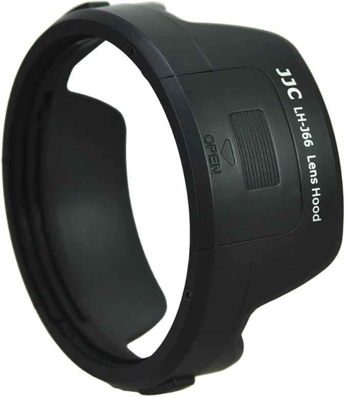JJC Lens Hood Shade for Olympus M. Zuiko Digital ED 12-40mm f/2.8 PRO Lens, Replaces Olympus LH-66 Hood with Filter Access Window for ND CPL Filter Rotation
