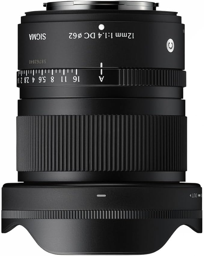 Sigma 12mm f/1.4 DC Contemporary FUJIFILM X (416975) Bundle. The Ideal Lens for Professional Portraits, Weddings Indoor/Outdoor Adventure, Wildlife, Travel, Sarfari, Photography use + Accessories