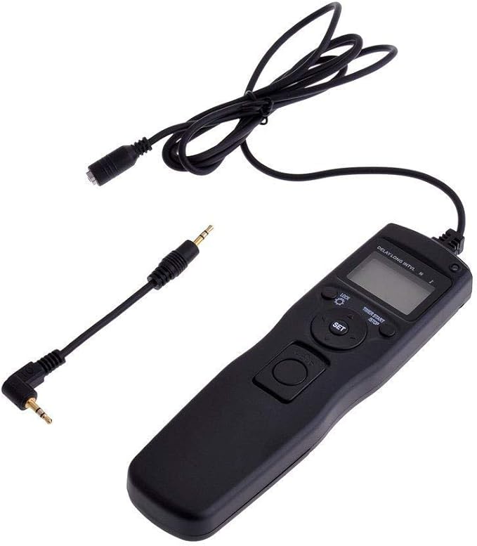 ABUYCS Timer Remote Control Shutter Release for Canon EOS 1500d 1300d 1200d 1100d 1000d 650d 600d 550d 500d 450d 400d 350d 300d 100d 60d 70d Digital DSLR Camera