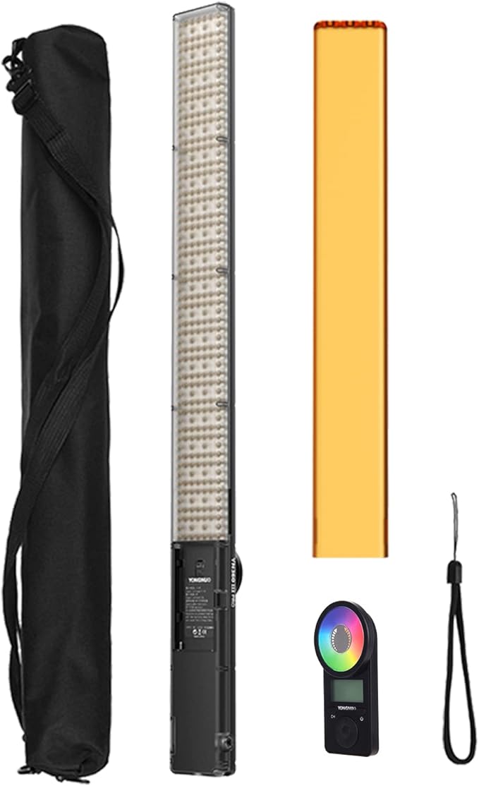 YONGNUO YN360III PRO YN360 III PRO LED Video Stick Ice Light, 2.4G Remote Control Touch RGB Full Color, CRI 95+ App Support, 3200K-5600K Bi-Color