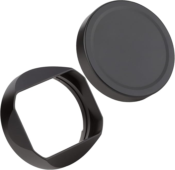 Haoge Lens Hood Metal Square Bayonet for Sigma 35mm F2 50mm/f2 DG DN | Contemporary Mirrorless Lens Sony E-Mount or Leica L Mount