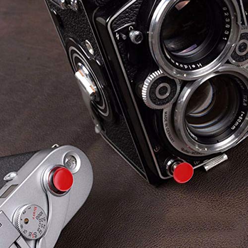 1Pcs Camera Metal Soft Shutter Release Button for Fujifilm X100 Leica M4 M6 (Red)