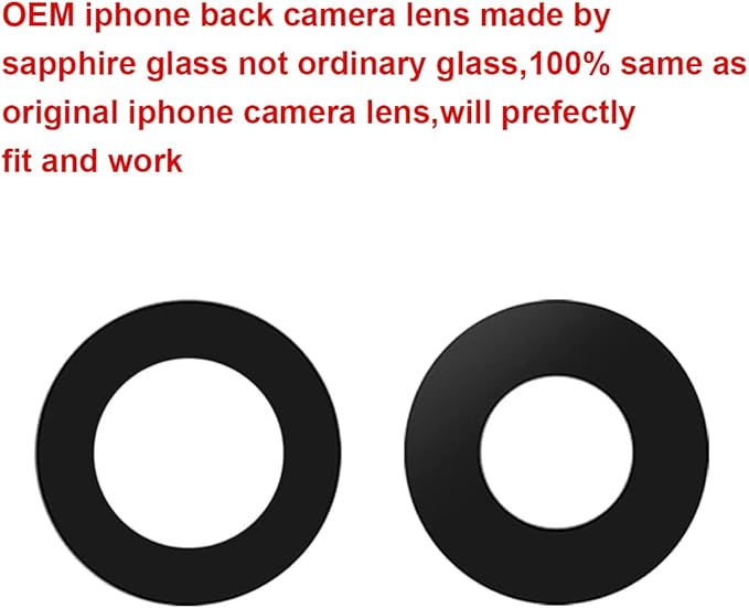 OEM Rear Back Camera Glass Lens Replacement for iPhone 13 and iPhone 13 mini with Pre-Installed Adhesive and Repair Tool Kit