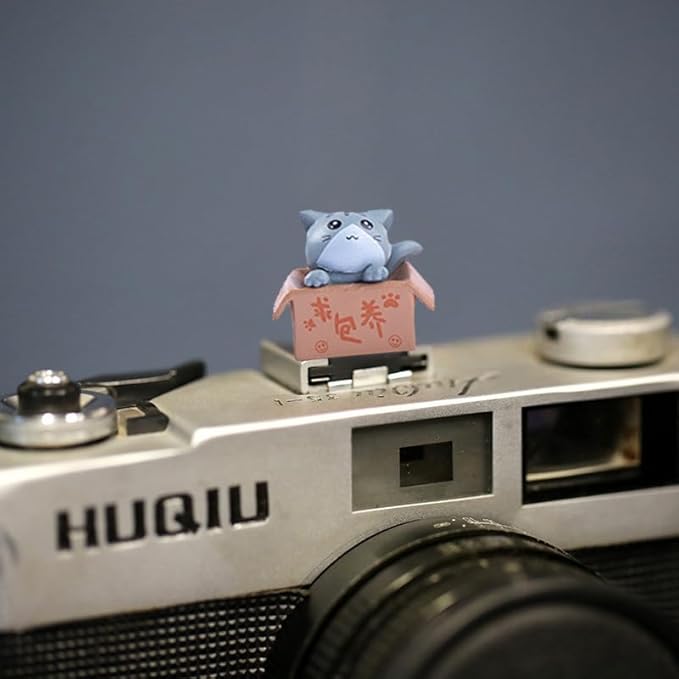 Camera Hot Shoe Cover, Cartoon Hot Shoe Cap, Hot Shoe Protector Compatible with Sony Fujifilm Fuji Canon Nikon Pentax Leical Panasonic (2pcs Cat)