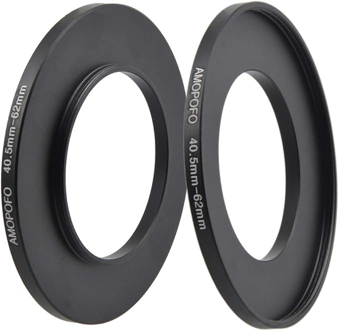 40.5mm to 62mm Camera Filter Ring/40.5mm to 62mm Step-Up Ring Filter Adapter for 62mm UV, ND, CPL Filter,Metal Step-Up Ring