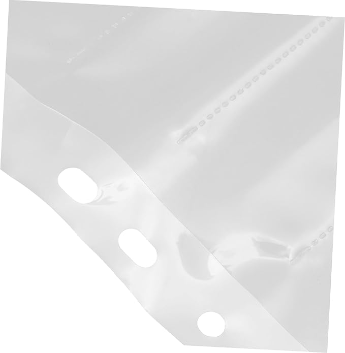 KICHOUSE 10pcs Film Negative Sleeves Heavy Duty Document Holders for Safe Photo Storage Archival Quality Protectors for Negatives and Slides Binder-Compatible Pages Kit