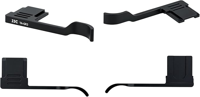 JJC TA-GR3 Thumbs Up Grip for GR III GR IIIx Camera, GR IIIx Thumbs Grip, GR III Thumbs Up Grip, Made of Premium Aluminium Alloy, Hot Shoe Grip Compatible with Ricoh GRIII GRIIIx