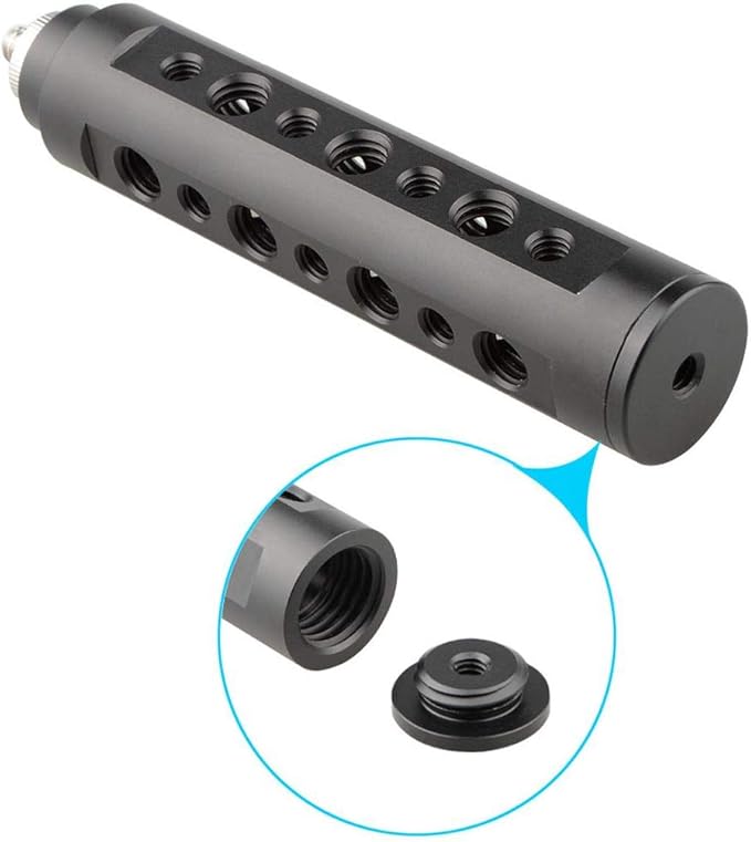 CAMVATE Aluminum Alloy Camera Handle Grip (Black) DSLR Stabilizer Light Mount for Camera Accessory Mount - 0967
