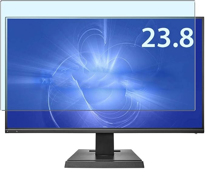 2 Pack Anti Blue Light Screen Protector Film, Compatible with IODATA LCD-DF241SXVB 23.8" Display Monitor IO DATA TPU Guard （ Not Tempered Glass Protectors ）