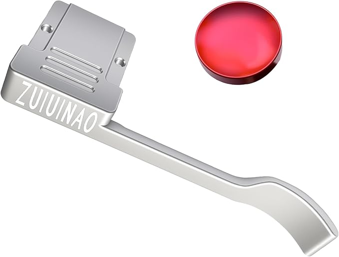 ZUUINAO Upgraded Metal hot Shoe Thumb Grip with hot Shoe Cover, Suitable for Fuji x100vi Fuji X100V Camera (Original Standard Specifications)