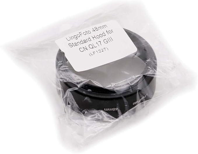 48 mm Standard Screw in Mount Metal Lens Hood Cover for Canon QL17 GIII DSLR Camera
