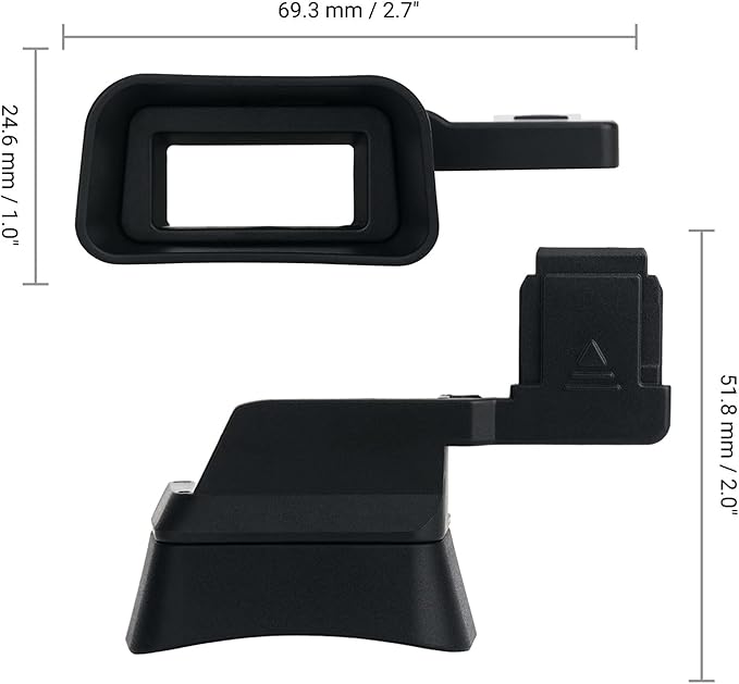 Soft Silicon Camera Viewfinder Eyecup Eyeshade for Sony A7C Alpha 7C (ILCE7CL/S) Eyepiece Eye Cup Protector(Not Fit A7C II, A7CR)