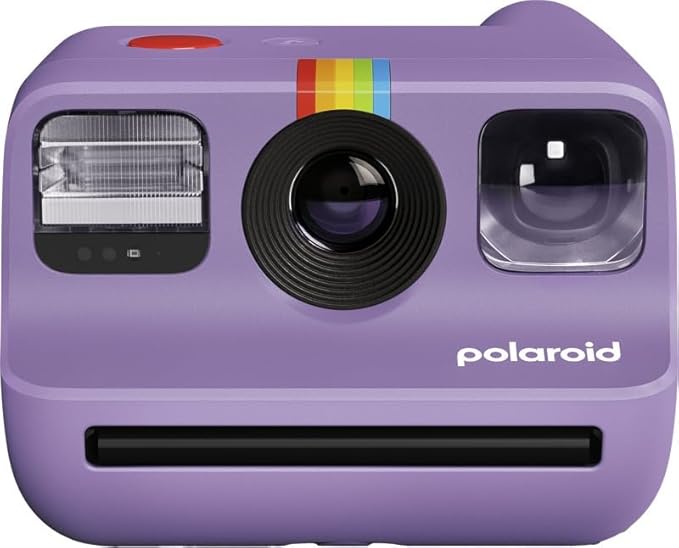 Polaroid Go Generation 2 Instant Camera with Self-timer Double Exposure Modes (Purple) and Accessories Bundle (3 Items)