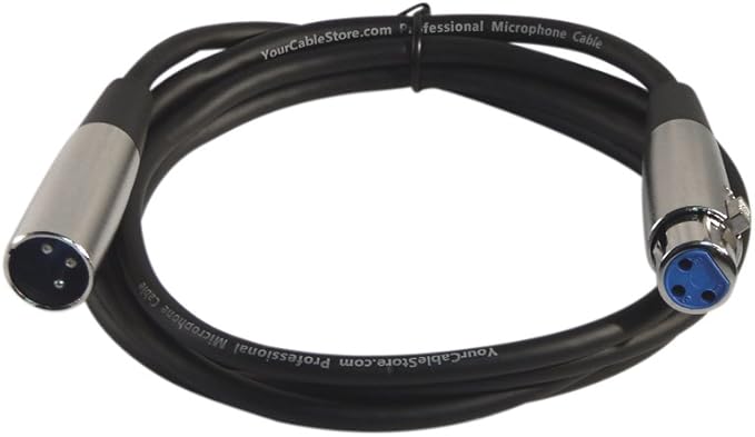 Your Cable Store XLR 3 Pin Microphone Cable (6 feet)