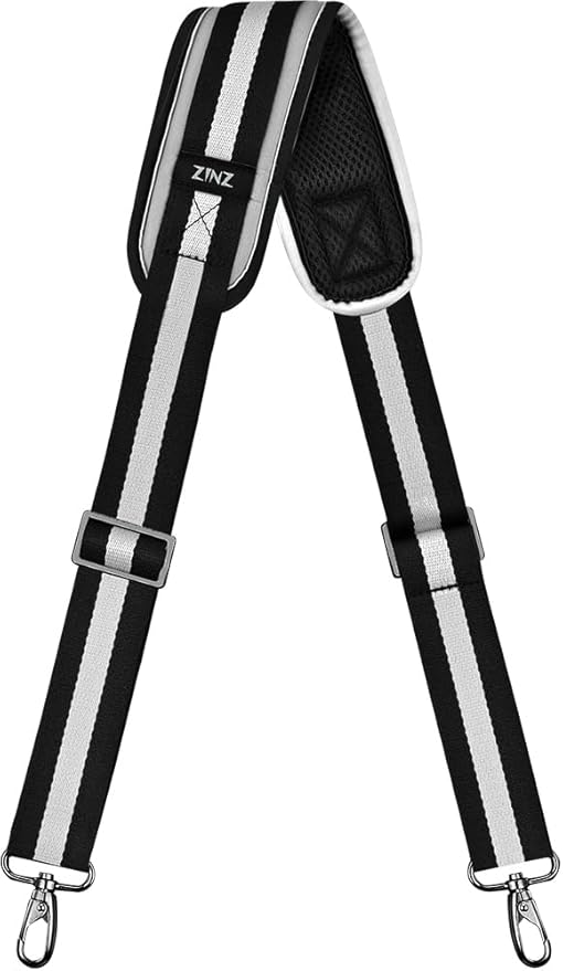 ZINZ Bag Shoulder Strap, Padded Adjustable Shoulder Strap Replacement