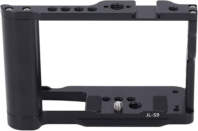 Qiilu Camera Rig for S9 Aluminum Alloy Camera Cage for Video Production with Cold Shoe Mount and MultiDevice Support Rewritten