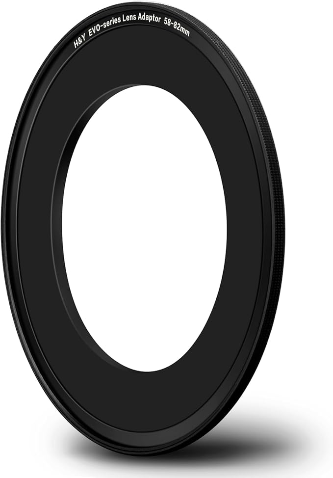 H&Y Magnetic Step Up Filter Ring 58 to 82mm, Ultra-Slim Aluminum Lens Filter Stepping Ring for Adapting 58mm Lens to an 82mm Filters, EVO Series