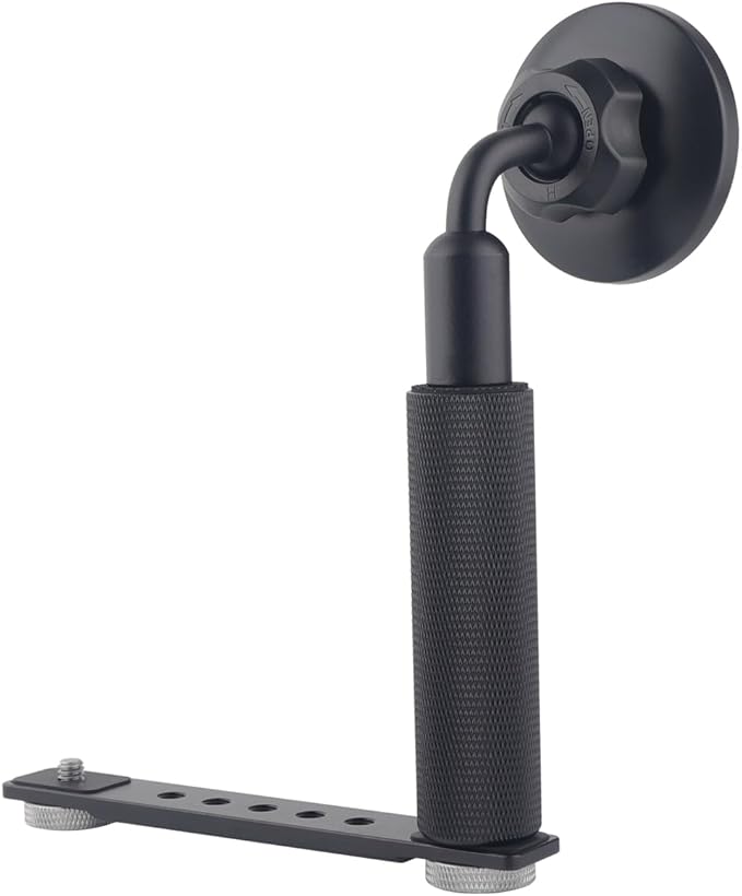 Magnetic Phone Holder with Handle Grip for DJI Osmo Pocket 3, Pocket 3 Accessories Expansion Adapter with 1/4" Thread Hole, Compatible with Magsafe Phones
