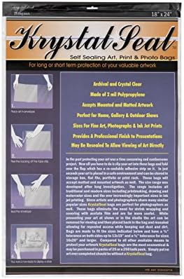 Krystal Seal Archival Art and Photo Bags 25-Pack 18x24"